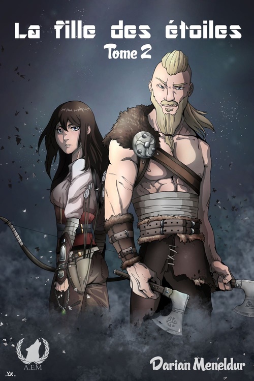 Couverture ebook de La fille des étoiles - Tome 2, de Darian Meneldur