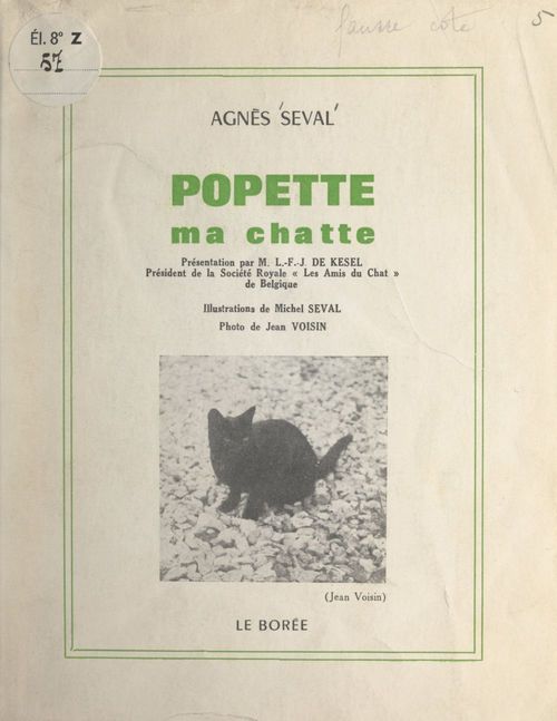 ebook cover of Popette, ma chatte, by Agnes Seval