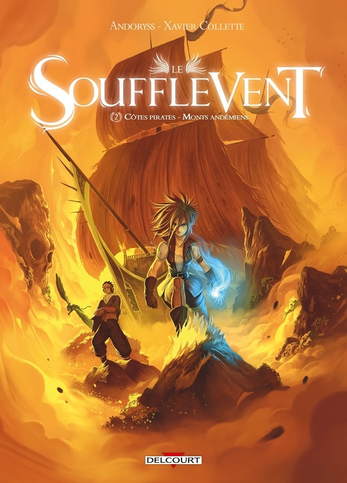 Couverture ebook de Le Soufflevent T02 - Côtes pirates - Monts andémiens, de Andoryss