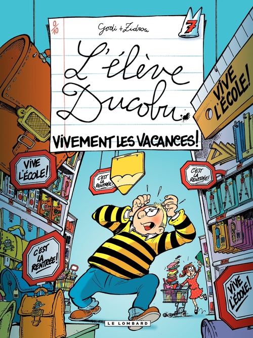 ebook cover of L'Elève Ducobu - Tome 7 - Vivement les vacances !, by Zidrou, Godi