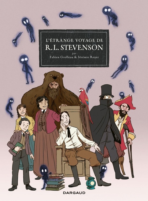 ebook cover of L'étrange voyage de R. L. Stevenson, by Fabien Grolleau