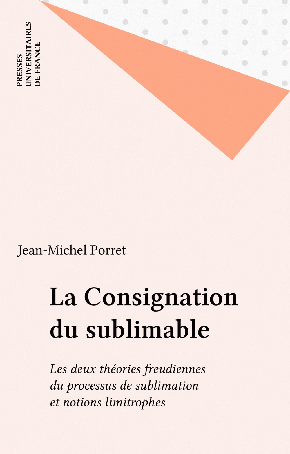 Couverture ebook de La Consignation du sublimable, de Jean-michel Porret