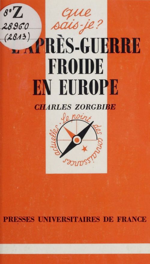 Couverture ebook de L'après-guerre froide en Europe, de Charles Zorgbibe