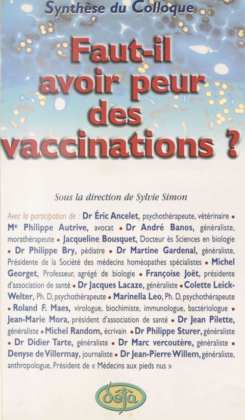 Couverture ebook de Faut-il avoir peur des vaccinations ?, de
