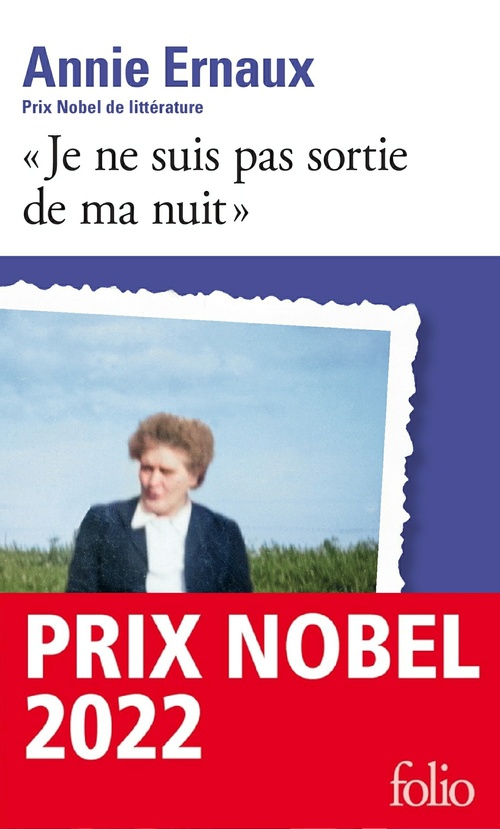 ebook cover of "Je ne suis pas sortie de ma nuit", by Annie Ernaux