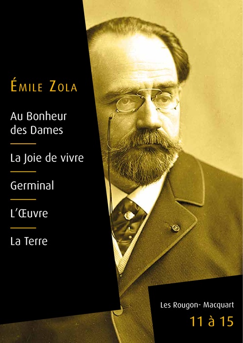 Couverture ebook de Les Rougon-Macquart, livres 11 à 15, de Emile Zola