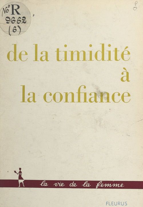 Couverture ebook de De la timidité à la confiance, de Francoise Perret