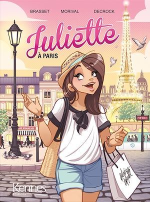 Couverture ebook de Juliette à Paris BD - offre découverte, de Rose-Line Brasset