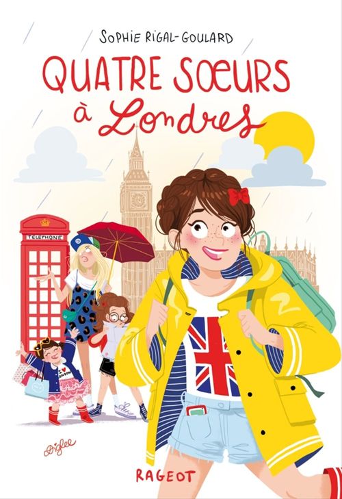 Couverture ebook de Quatre soeurs à Londres, de Sophie Rigal-Goulard