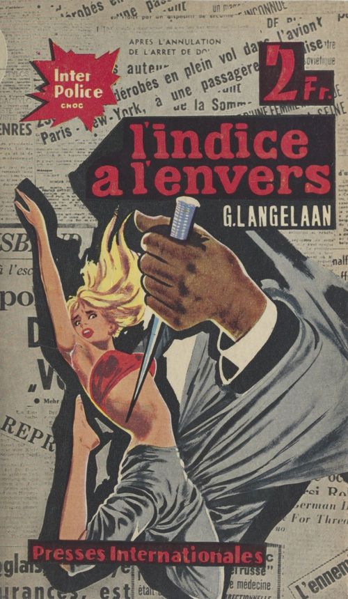 ebook cover of L'indice à l'envers, by George Langelaan