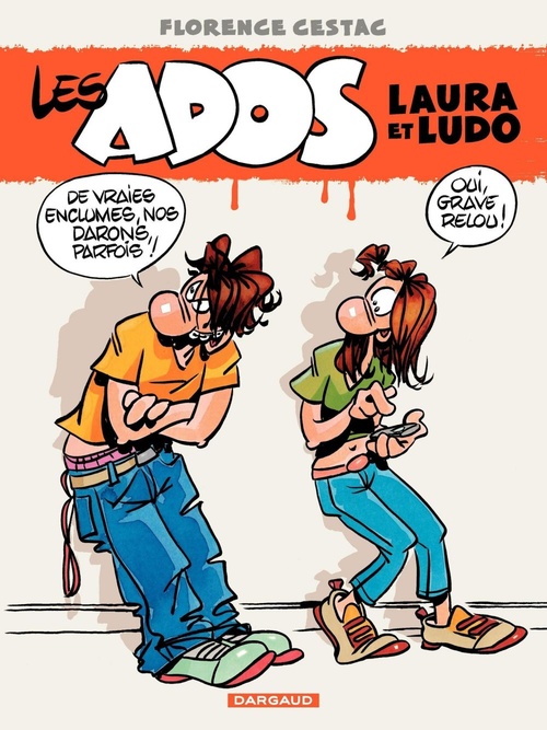 Couverture ebook de Les Ados Laura et Ludo - Tome 1, de Florence Cestac