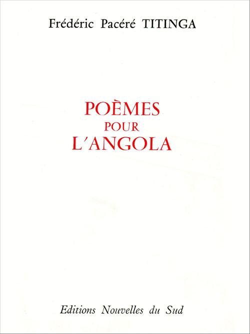 Couverture ebook de Poèmes pour l'Angola, de Frederic Pacere Titinga