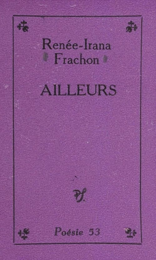 ebook cover of Ailleurs, by Renée-Irana Frachon