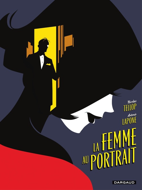 Couverture ebook de La Femme au portrait, de Nicolas Tellop