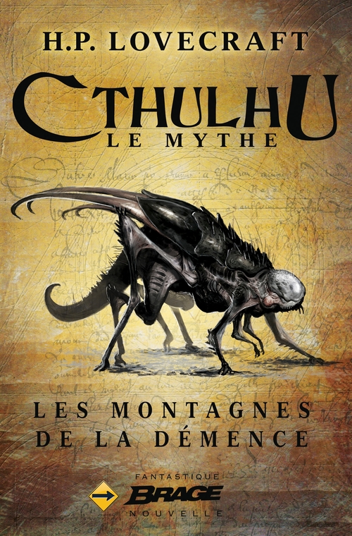 ebook cover of Les Montagnes de la démence, by H.P. Lovecraft