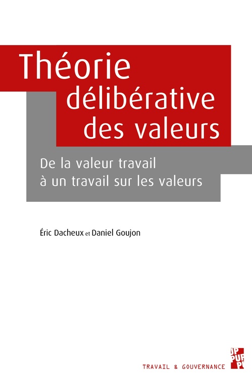 ebook cover of Théorie délibérative des valeurs, by Eric Dacheux, Daniel Goujon