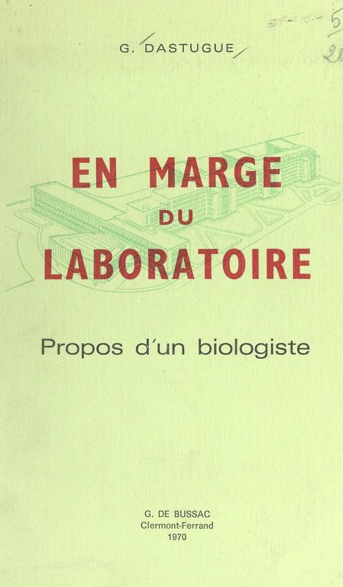 Couverture ebook de En marge du laboratoire, de Gaston Dastugue