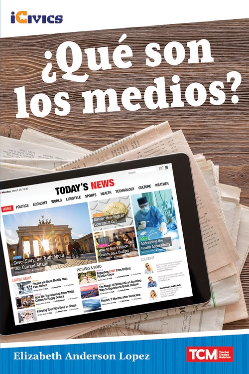 Couverture ebook de ¿Qué son los medios?, de Elizabeth Anderson Lopez