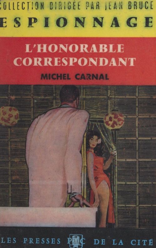 Couverture ebook de L'honorable correspondant, de Michel Carnal