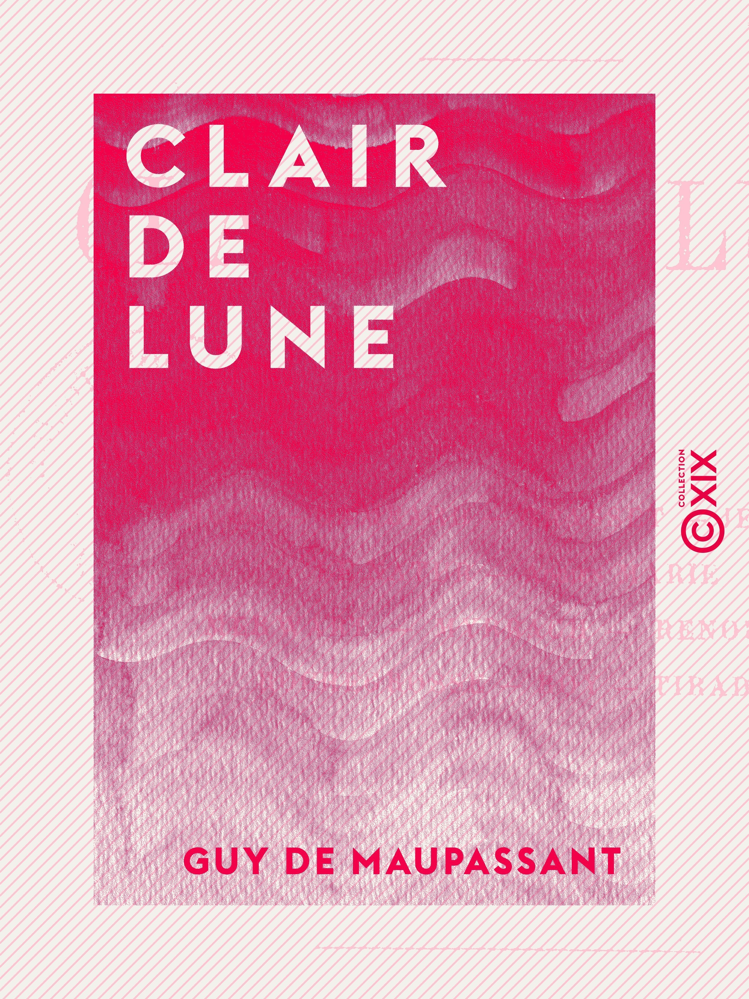 ebook cover of Clair de lune, by Guy De Maupassant