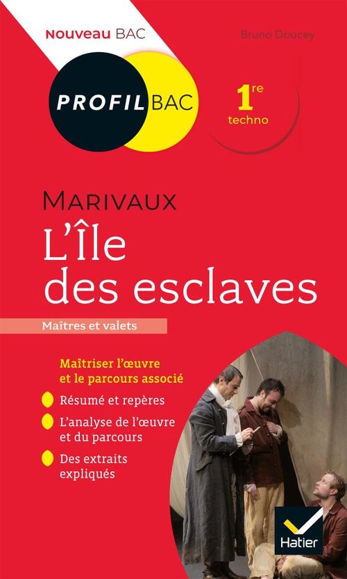 Couverture ebook de Profil - Marivaux, L'Île des esclaves, de Bruno Doucet