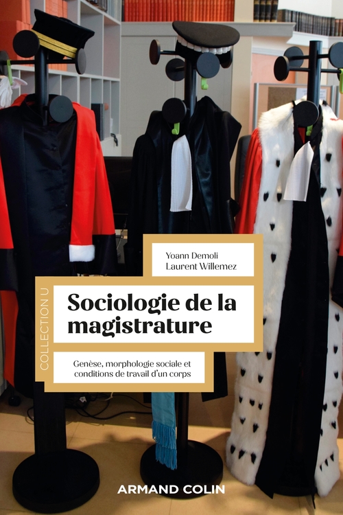 Couverture ebook de Sociologie de la magistrature, de Yoann Demoli, Laurent Willemez