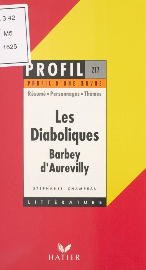 ebook cover of Les diaboliques, 1874, Barbey d'Aurevilly, by Stephanie Champeau