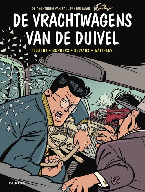 ebook cover of De vrachtwagens van de duivel, by Borgers, Tillieux