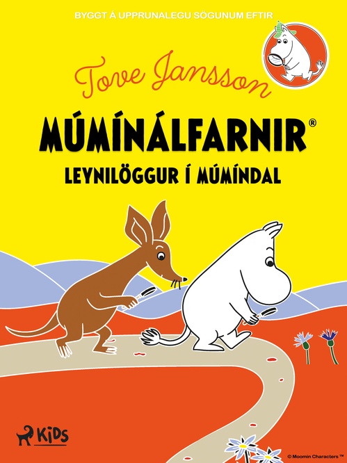 ebook cover of Leynilöggur í Múmíndal, by Tove Jansson