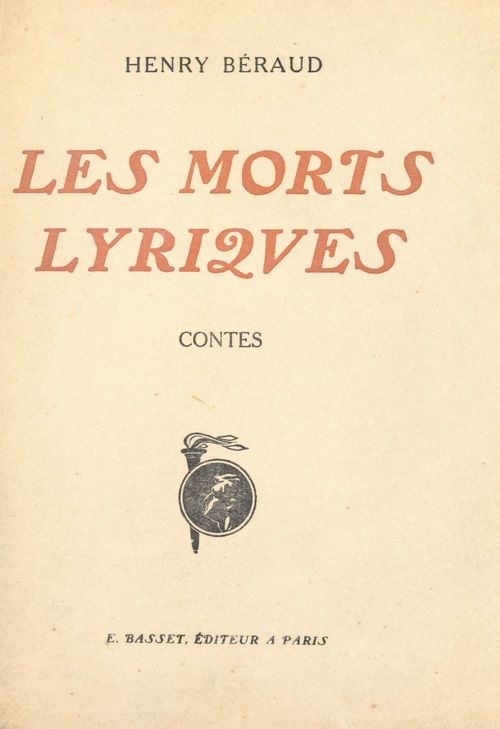 Couverture ebook de Les morts lyriques, de Henry Beraud