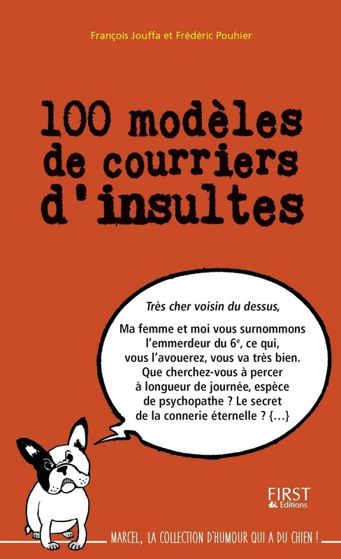 ebook cover of 100 modèles de courriers d'insultes, by François Jouffa