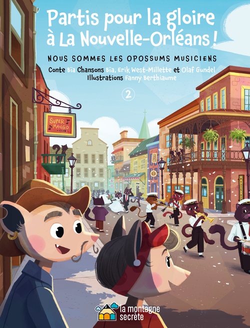 Couverture ebook de Partis pour la gloire à La Nouvelle-Orléans !, de Bïa Krieger