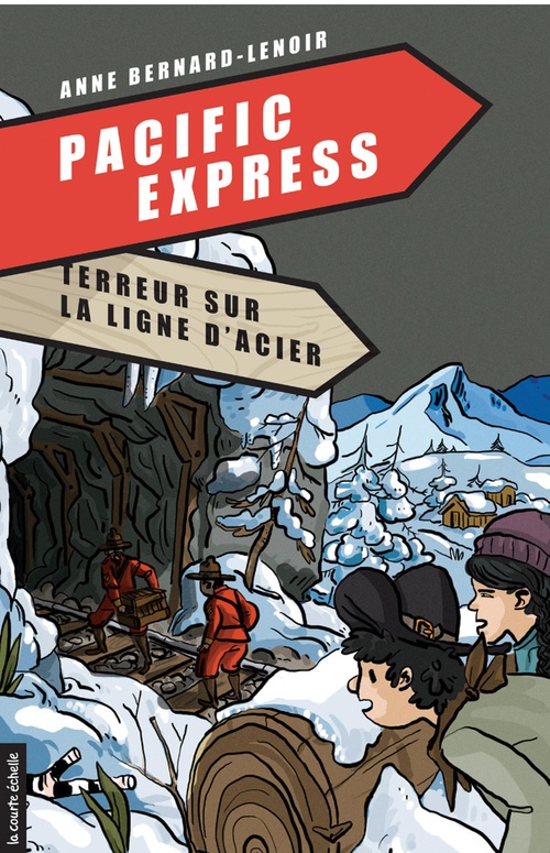 Couverture ebook de Terreur sur la ligne d'acier, de Anne Bernard lenoir