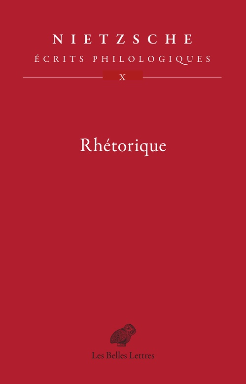 ebook cover of Rhétorique, by Friedrich Nietzsche