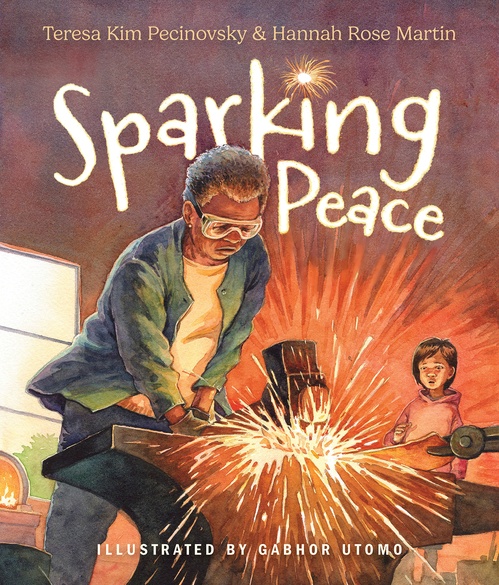 Couverture ebook de Sparking Peace, de Teresa Kim Pecinovsky, Hannah Rose Martin