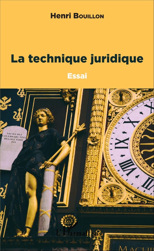Couverture ebook de La technique juridique, de Henri Bouillon