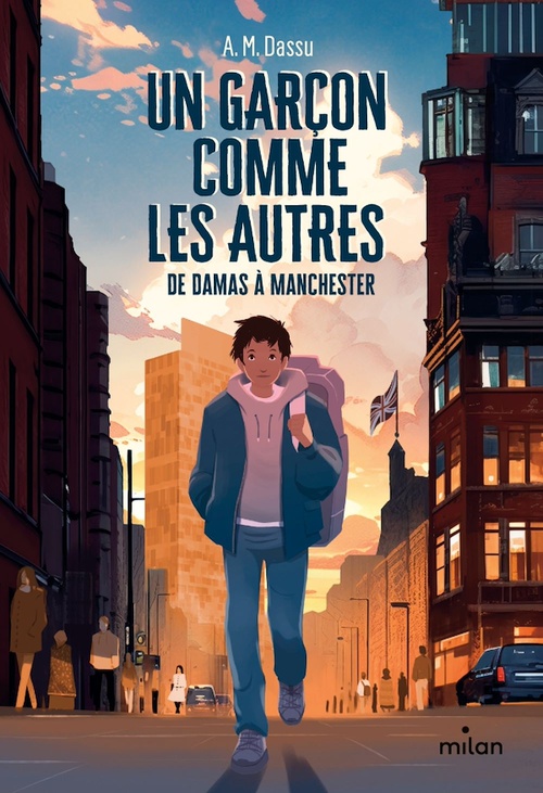 Couverture ebook de Un garçon comme les autres   De Damas à Manchester, de A.M. Dassu
