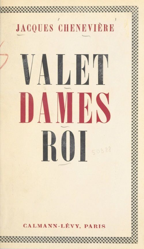 Couverture ebook de Valet, Dames, Roi, de Jacques Cheneviere