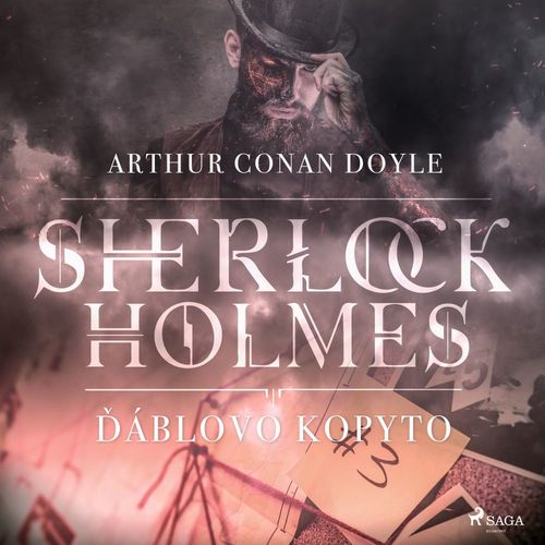 audiobook cover of Dáblovo kopyto, by Arthur Conan Doyle