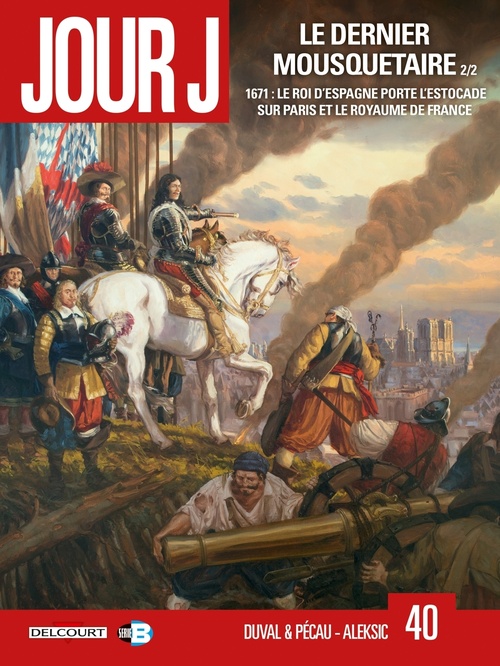 ebook cover of Jour J T40 - Le Dernier Mousquetaire 2/2, by Fred Blanchard