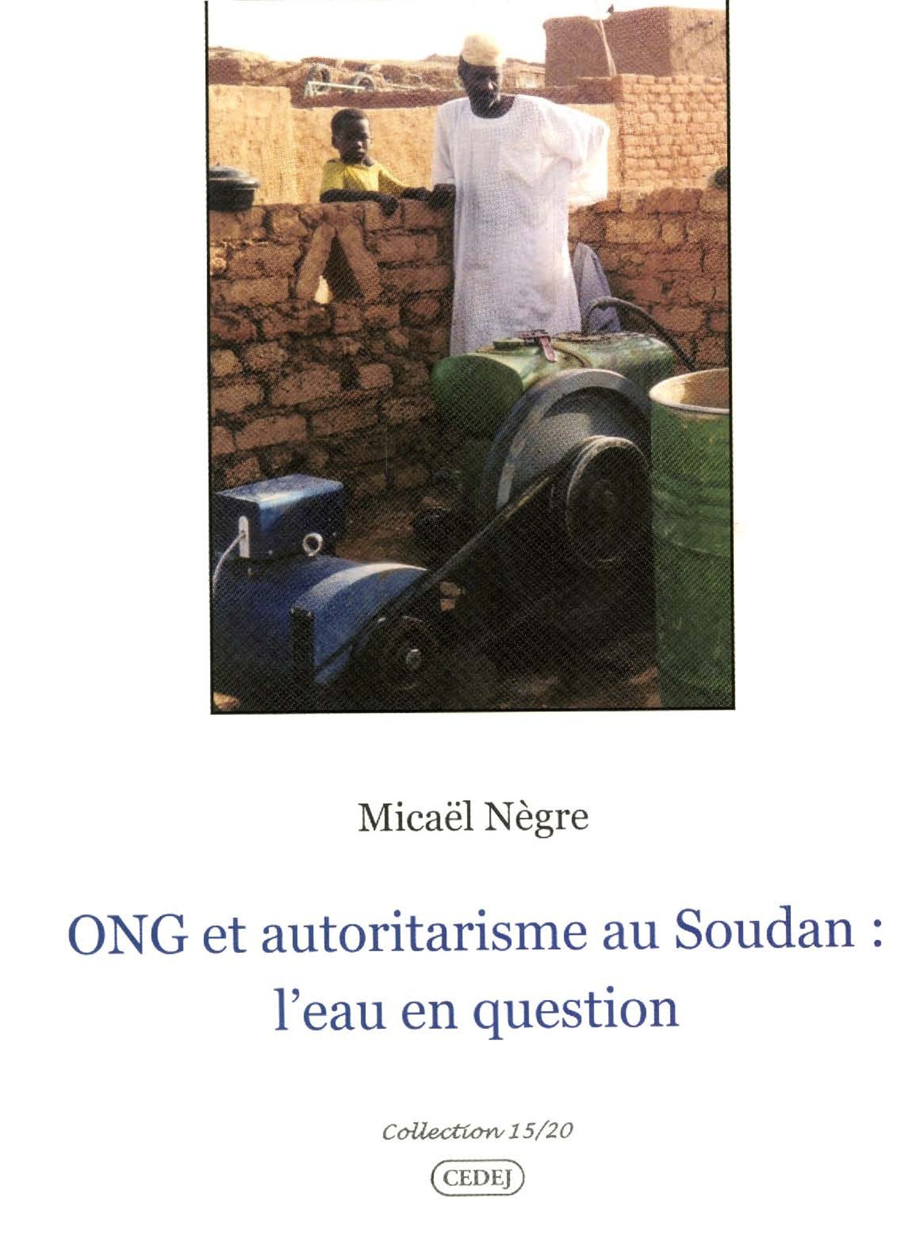 ebook cover of ONG et autoritarisme au Soudan : l´eau en question, by Micael Negre