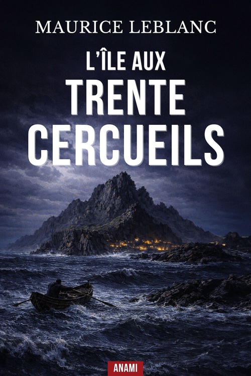 ebook cover of L'Île aux Trente Cercueils, by Maurice Leblanc