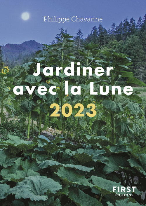Couverture ebook de Petit livre de - Jardiner avec la lune 2023, de Philippe Chavanne