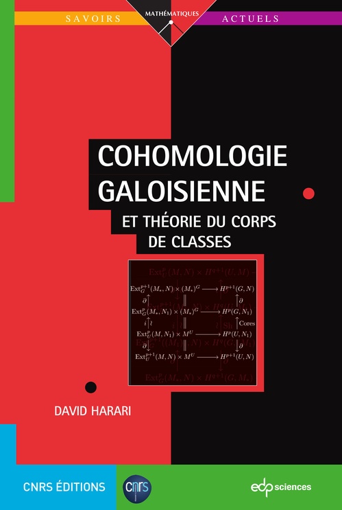 Couverture ebook de Cohomologie galoisienne, de David Harari