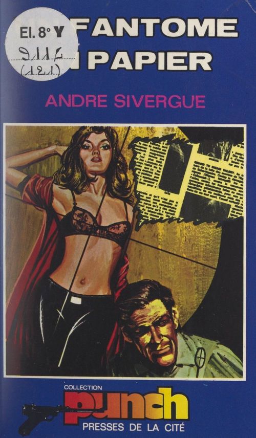 Couverture ebook de Un fantôme en papier, de André Sivergue