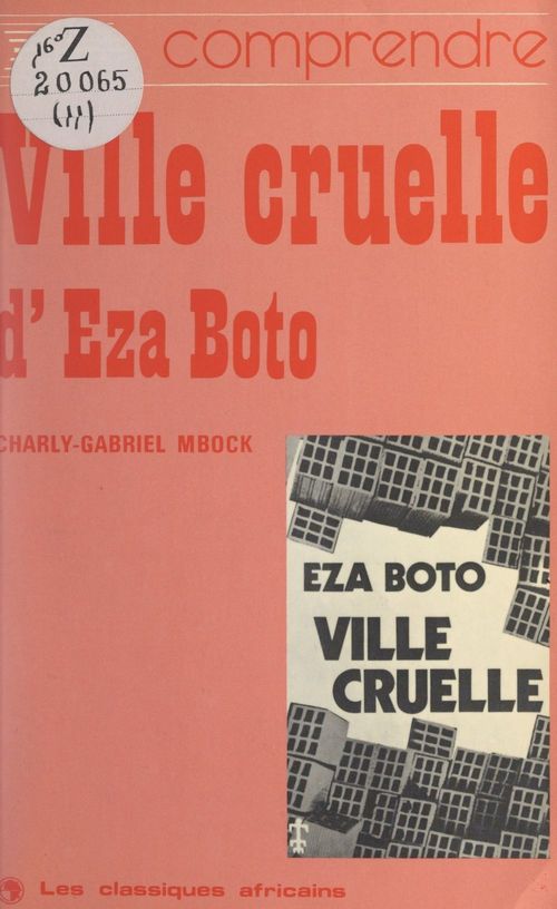 Couverture ebook de Comprendre "Ville cruelle", d'Eza Boto, de Charly-Gabriel Mbock
