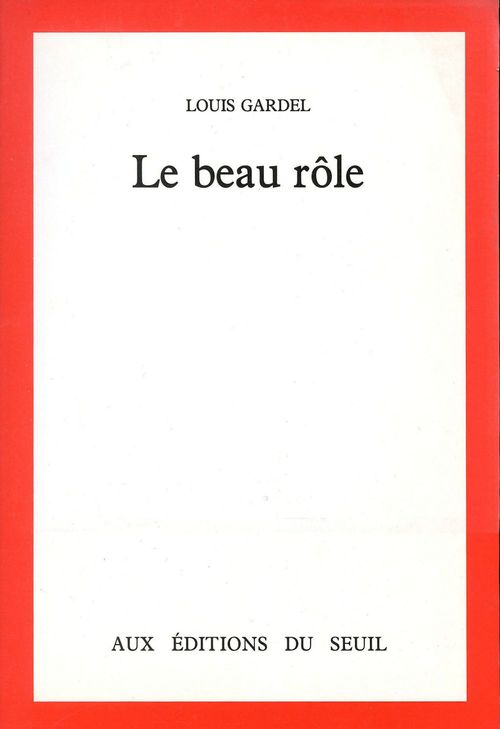 ebook cover of Le Beau Rôle, by Louis Gardel