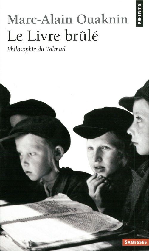 Couverture ebook de Le livre brûlé. Philosophie du Talmud, de Marc-Alain Ouaknin