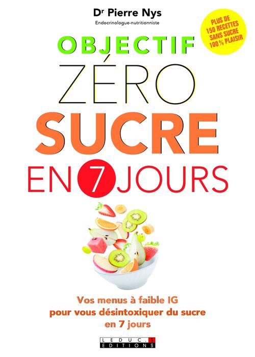 ebook cover of Objectif zéro sucre en 7 jours, by Pierre Nys