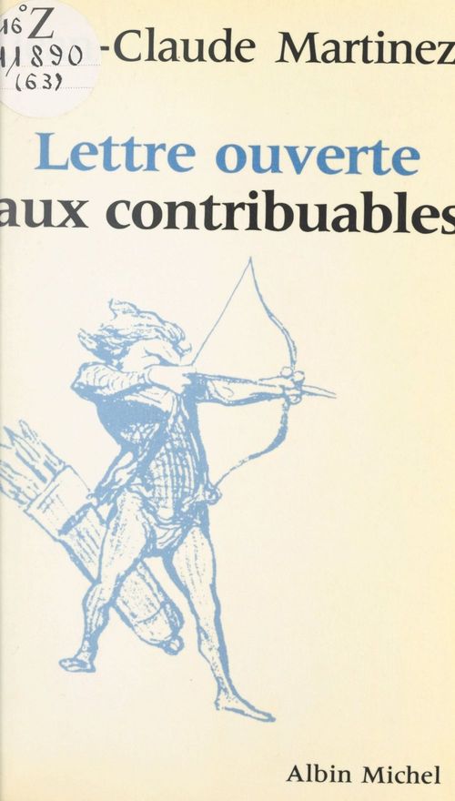 ebook cover of Lettre ouverte aux contribuables, by Jean-Claude Martinez